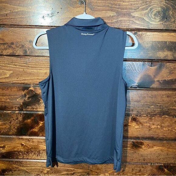Tommy Bahama Golf Collared Sleeveless 1/4 Zip Polo Top Women's Size Large - Picture 15 of 16